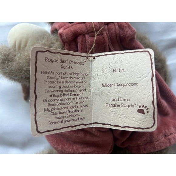 Vintage Boyd's Collection Millicent Sugar Cone Bear Gettysburg PA 10" With Tags - Picture 4 of 5